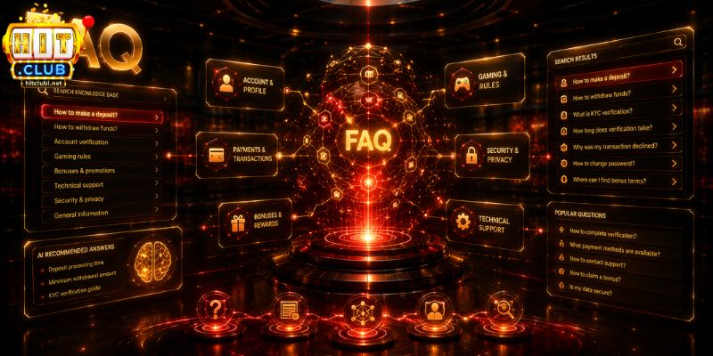 Câu Hỏi Thường Gặp HITCLUB: Giải Đáp Thắc Mắc Cho Newbie Chuyên mục giải đáp câu hỏi thường gặp HITCLUB